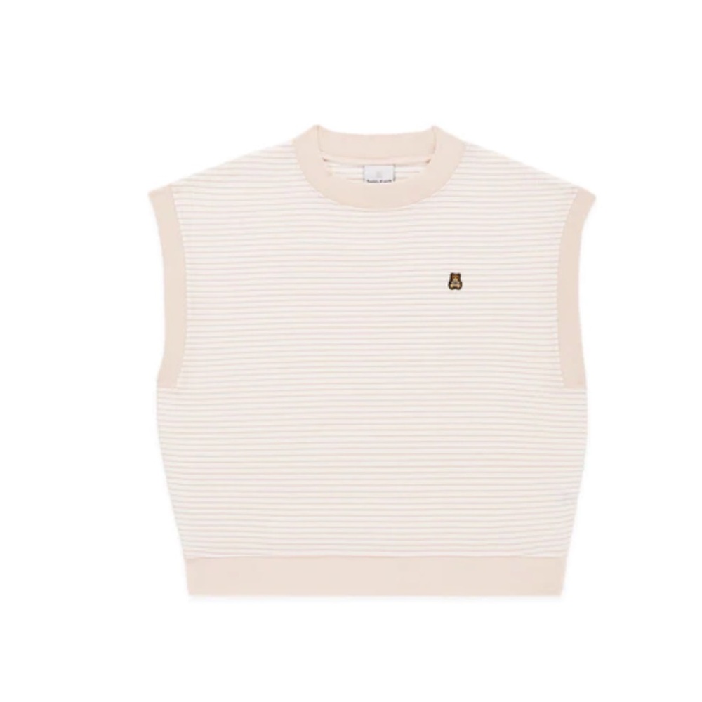 TEDDY FRESH - Women’s Striped Square Top Pink Size L